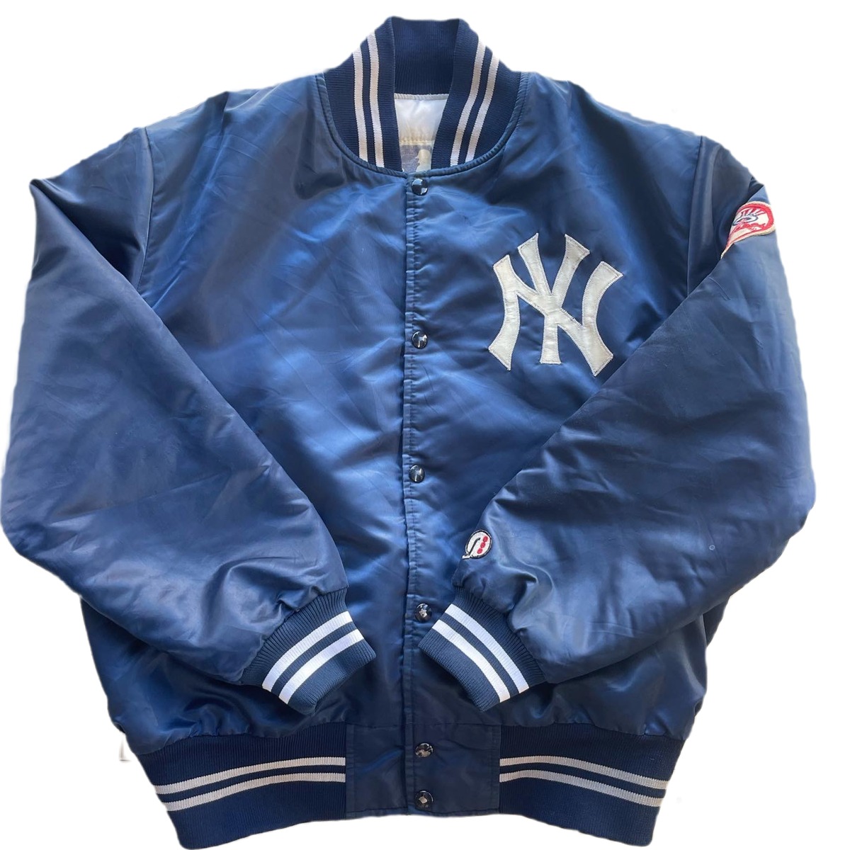 80〜90's NewYork YANKEES Stadium JKT 古着 us古着 スタジャン ...