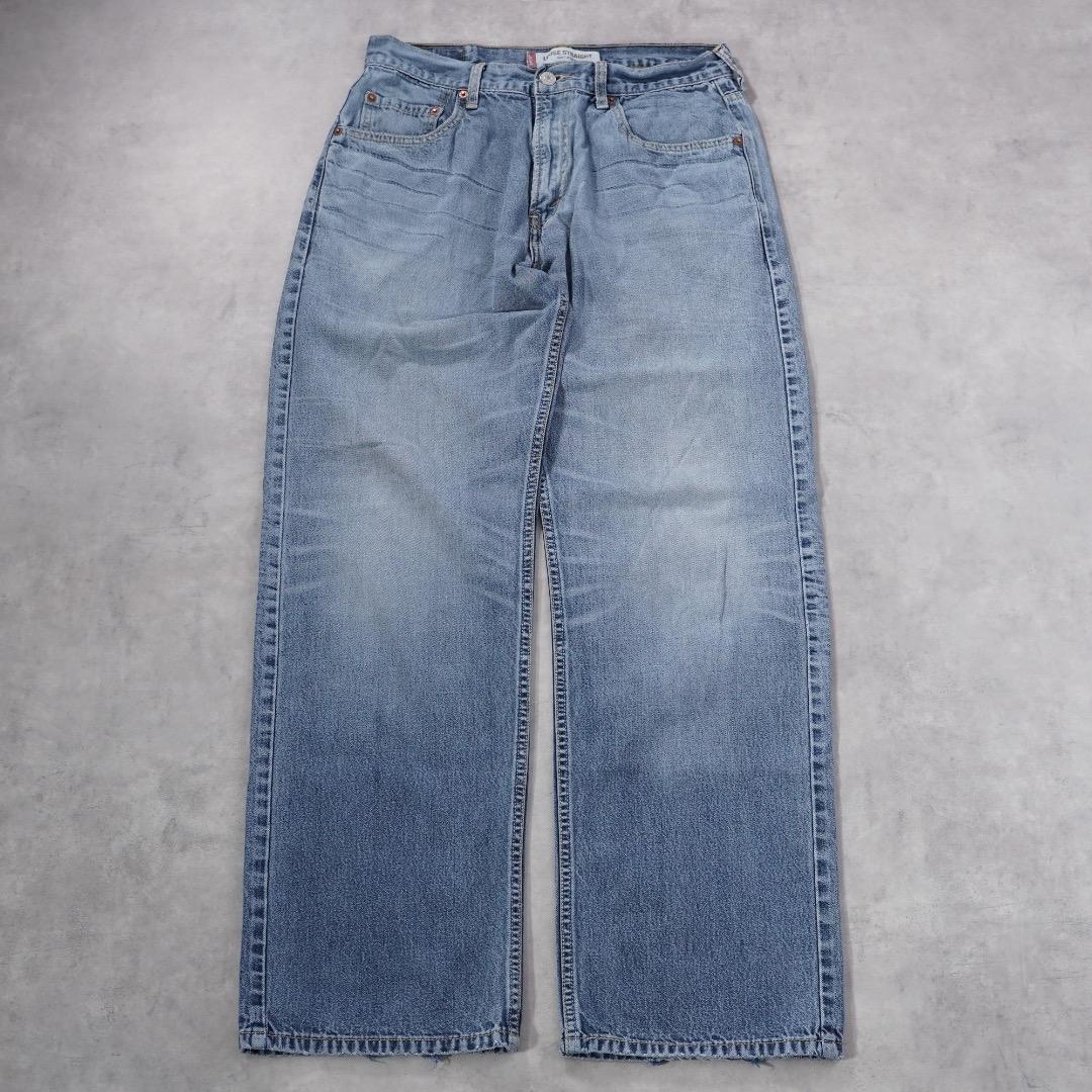 リーバイス569 Levis W30 ブルーデニム 青 00s 古着 18341