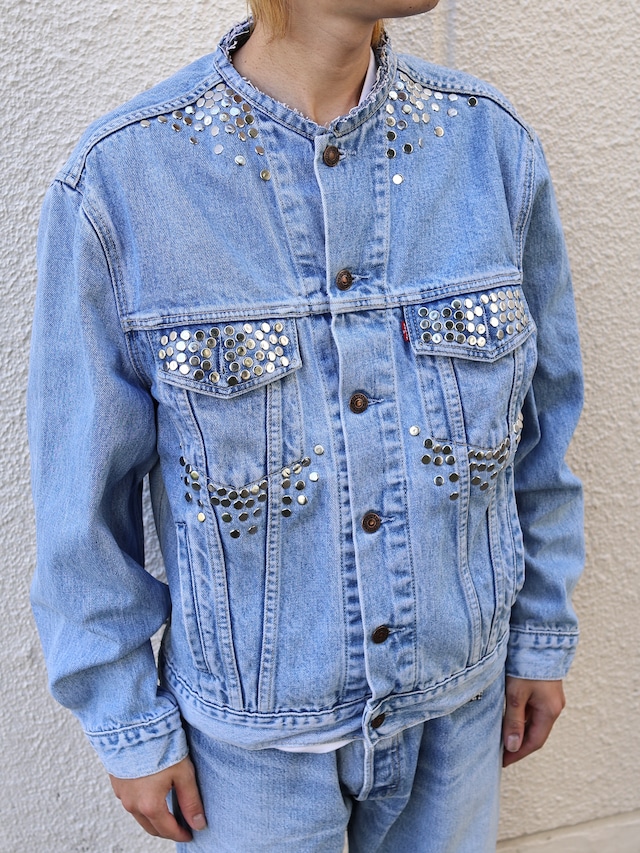 【Hannah Creak/26aw】Studded blouson light blue