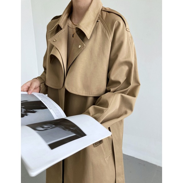 middle length trench coat