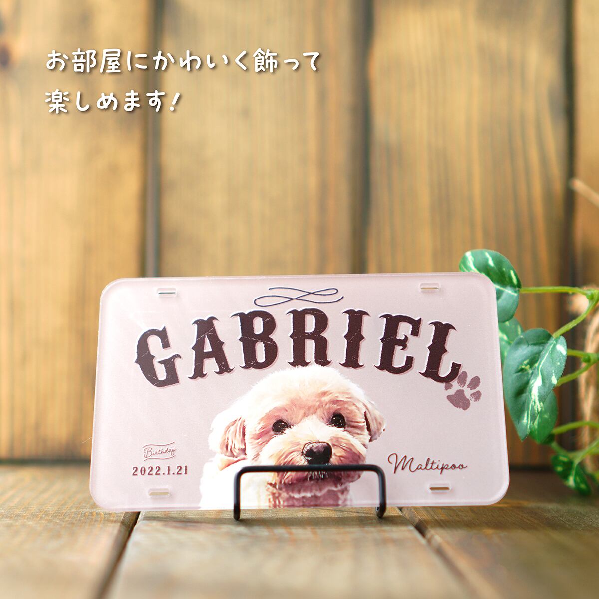 過去データで作る!〉ミニアクリルポスター（7.5×12㎝） | ひまわん