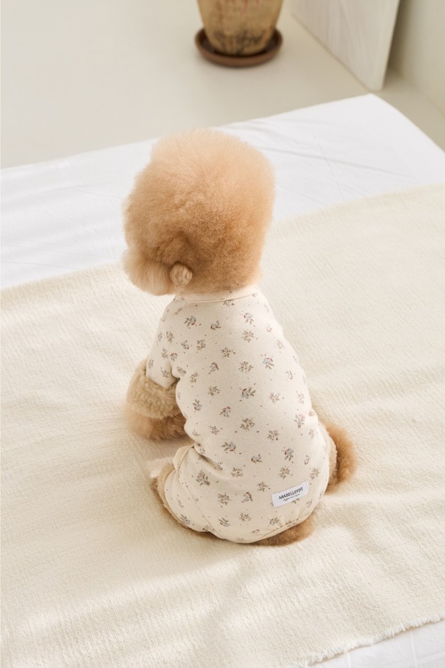 【送料無料期間中】ベイビーロンパース(IVORY)