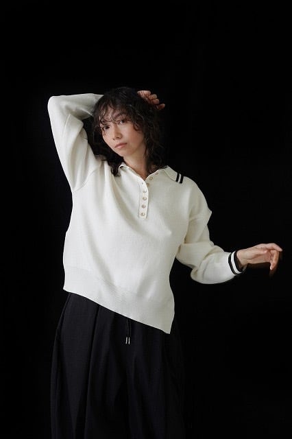 Eimee Law エイミーロウ リボン カーディガン アイボリー ラメ