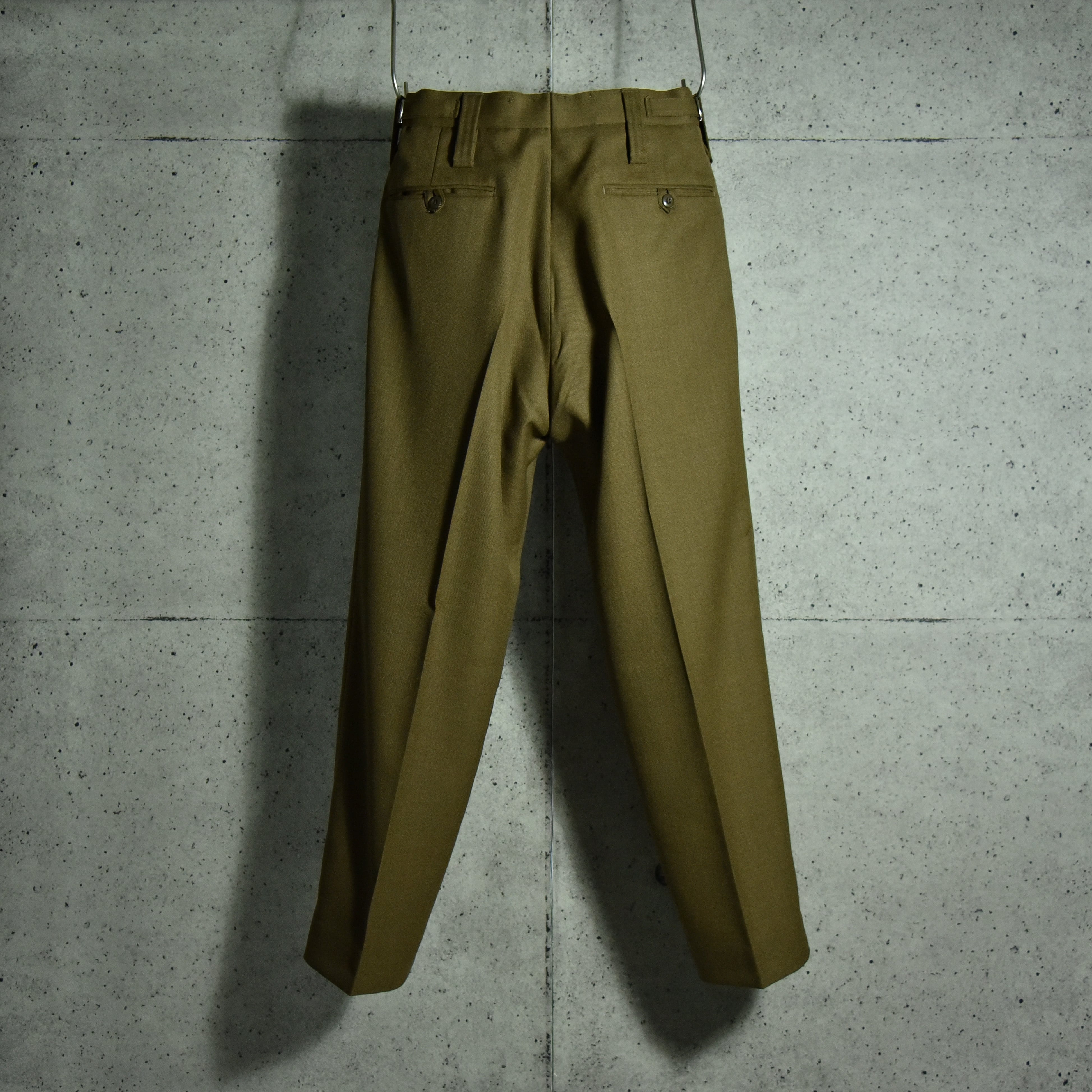【DEAD STOCK】British Army Barrack Dress Trousers / イギリス軍 ウールトラウザー スラックス