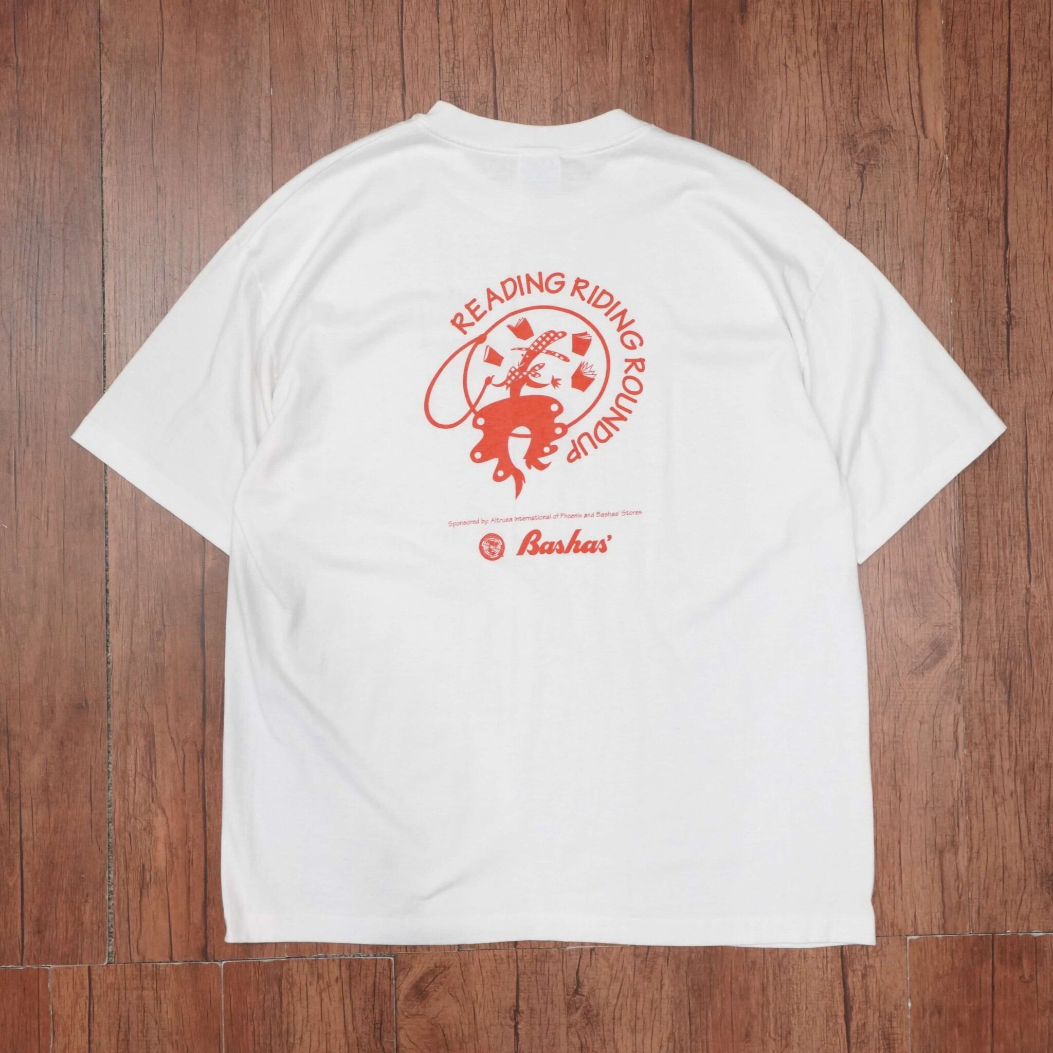 90s hanes reading riding roundup Tシャツ XL/USA製-