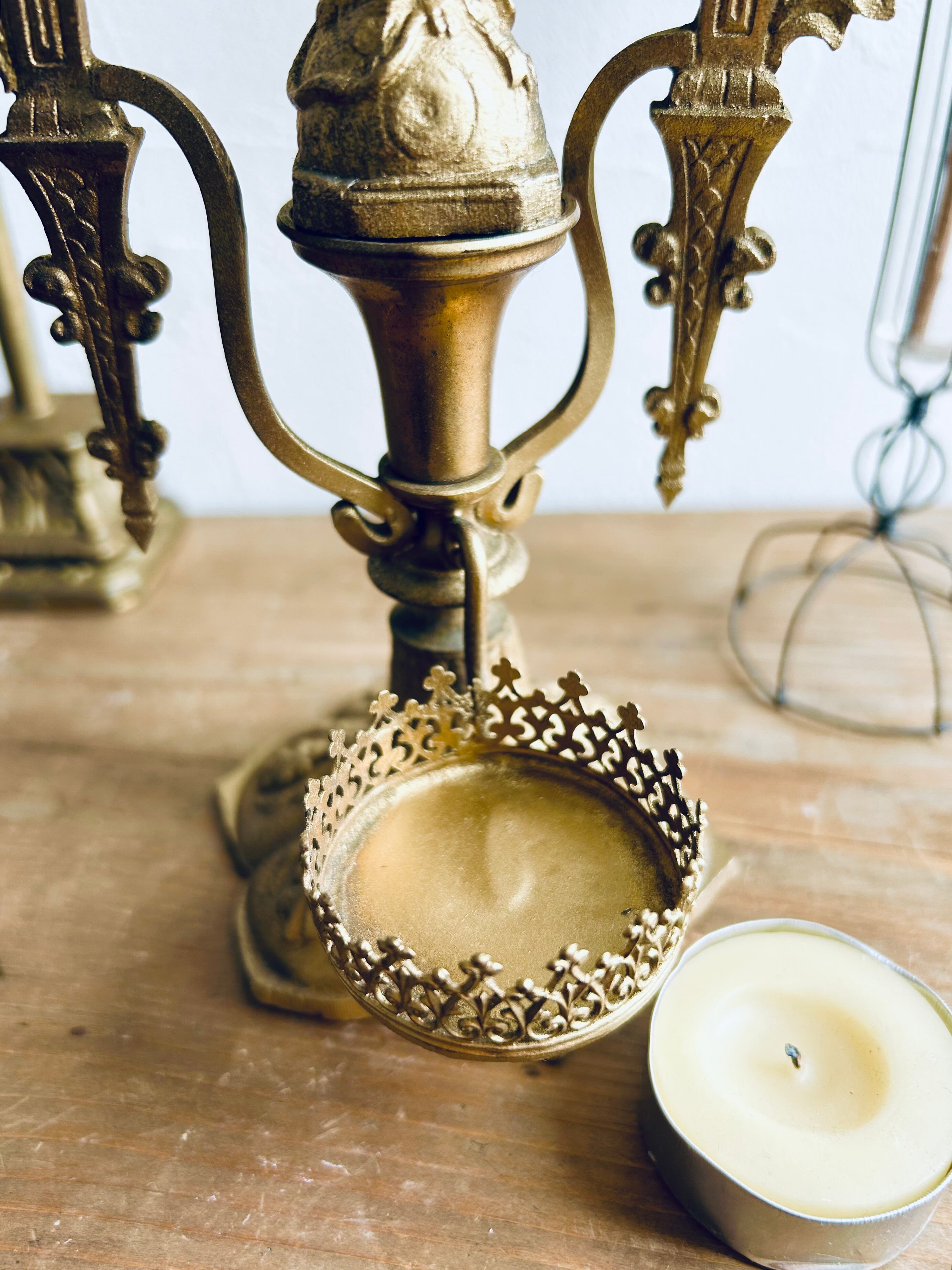 無原罪の聖母マリアのキャンドルホルダー | Fortuna マリア様と天使