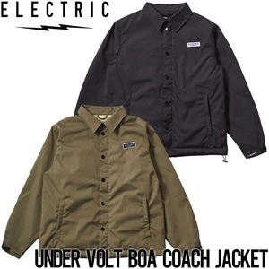 コーチジャケット ナイロンジャケット ELECTRIC エレクトリック UNDER VOLT COACH JACKET E24F02 日本代理店正規品BLKL