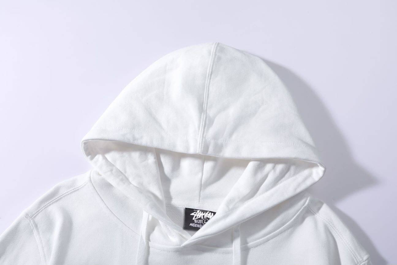 STUSSY8ボールエンジェル ロゴ プリント パーカーフーディー 新作