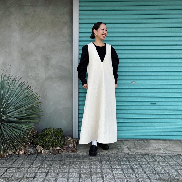 【Canvas/Salopette Skirt】