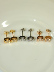 Cubic zirconia pierce