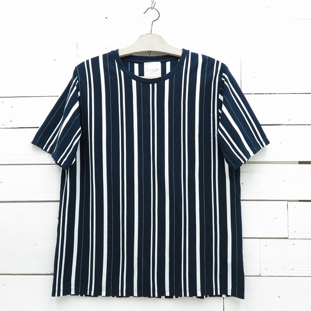 MACKINTOSH PHILOSOPHY マッキントッシュフィロソフィー ストライプ柄 クルーネック Tシャツ メンズ Mサイズ相当