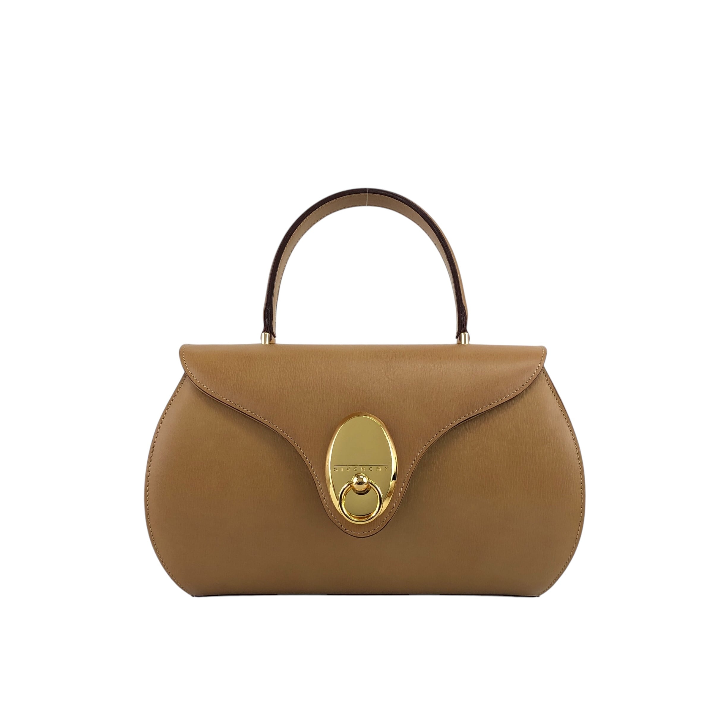 GIVENCHY ジバンシィ ハンドバッグ キャメル ツートンカラー
