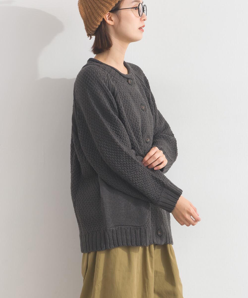 ラグラン ニット カーディガン S43018 | meme / iriey merituuli 公式