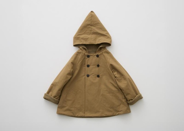 【 eLfin Folk 26AW 】 eLf Coat "コート" / camel / 110-130cm