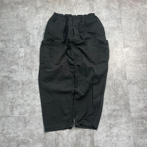 00s ドイツ軍 実物 ブラックモールスキン フィールドパンツ w33
