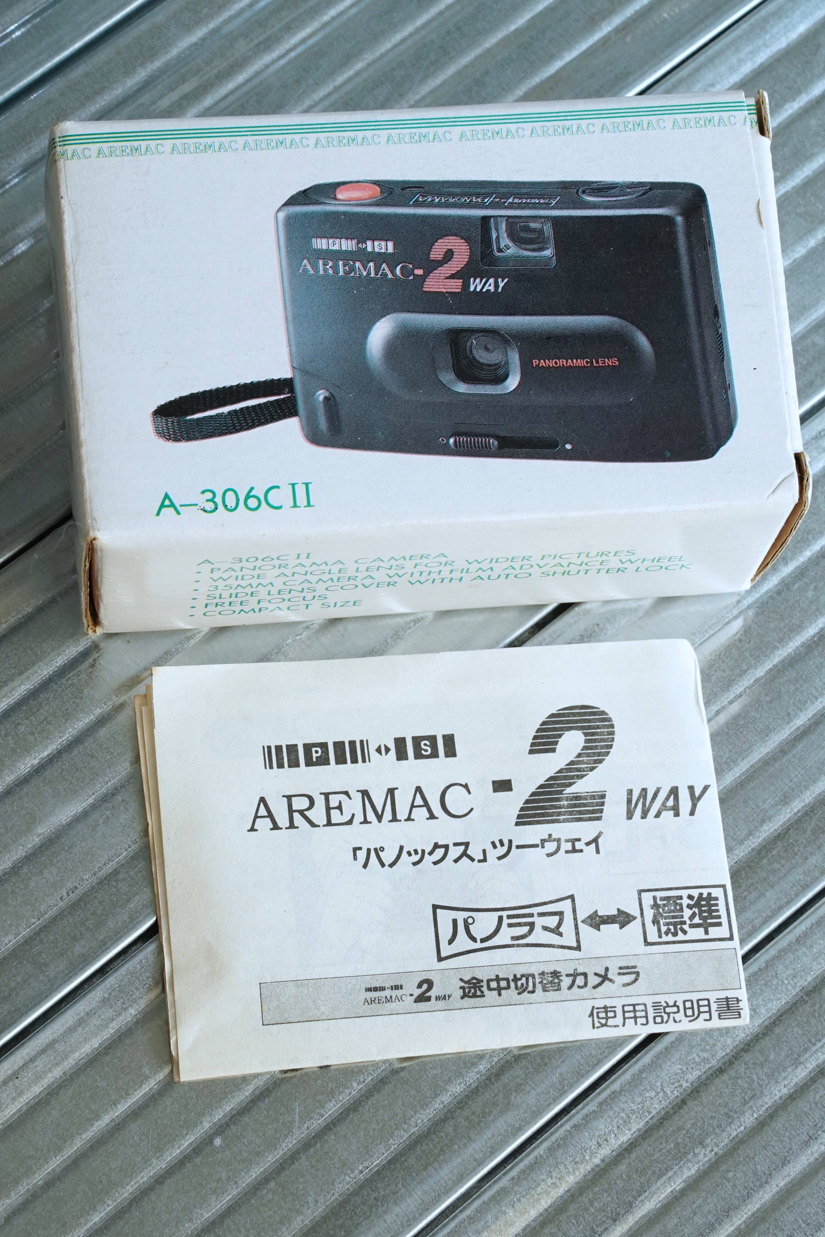 90s.パノラマ フィルムカメラ AREMAC（アレマック） 2WAY A-306CII