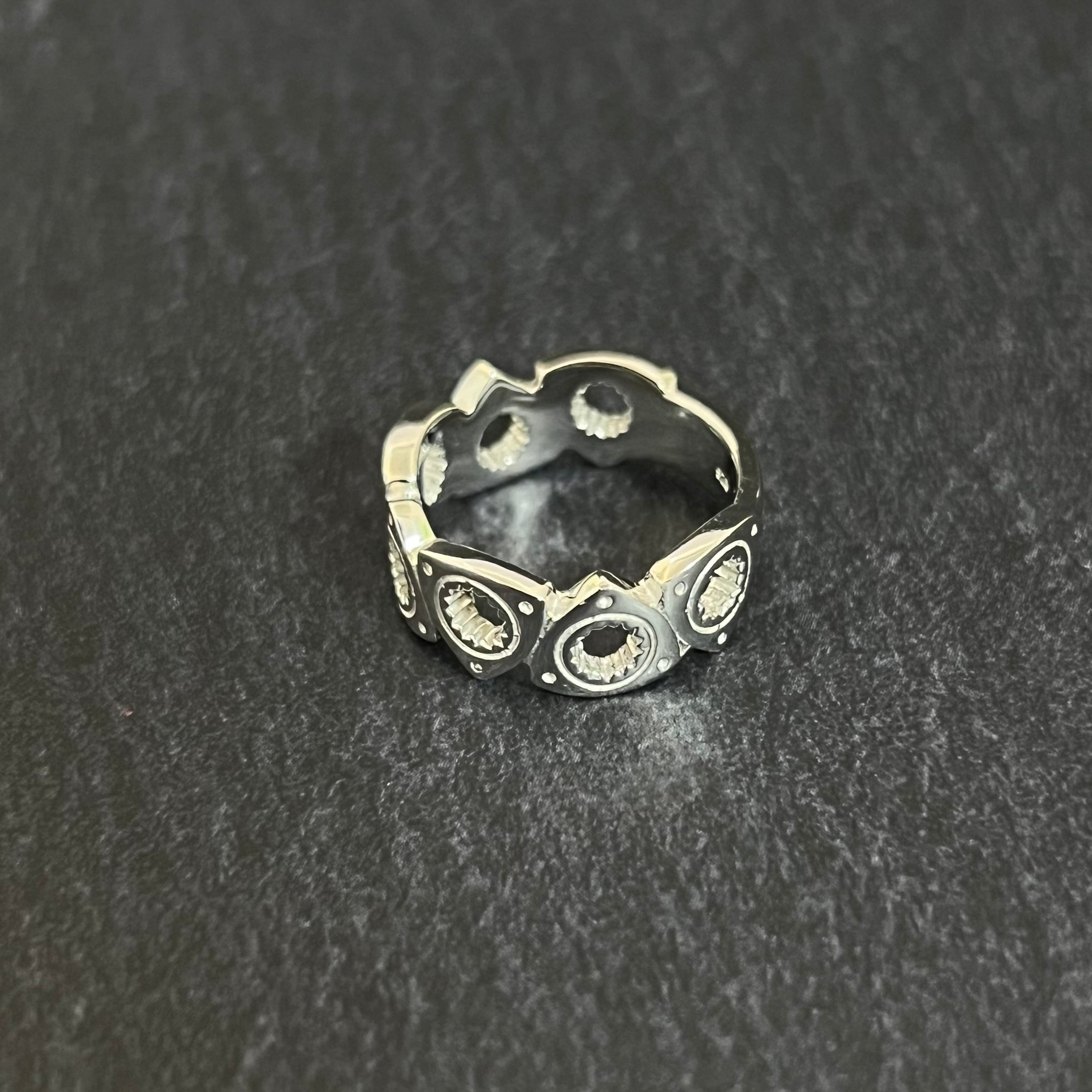 受注生産】ロータリーエンジン ロータモチーフリング 幅7ミリ