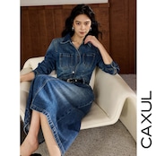 Vintage Wash Denim Shirt Dress