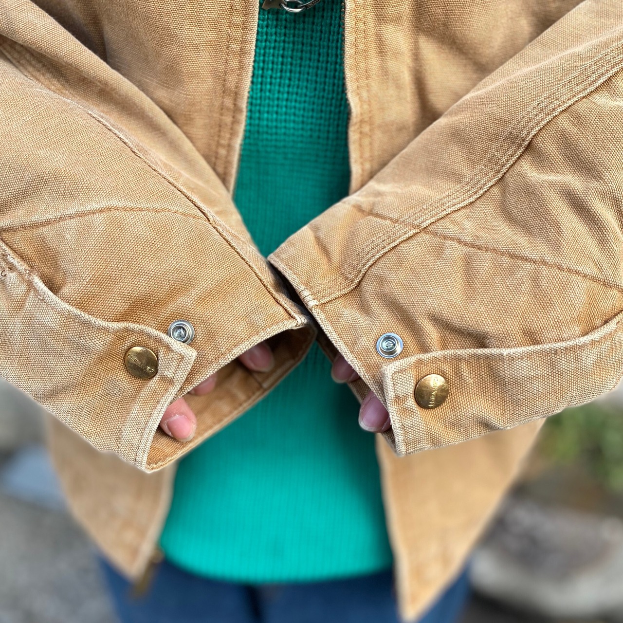 80年代 ビンテージ USA製 Carhartt カーハート デトロイトジャケット 