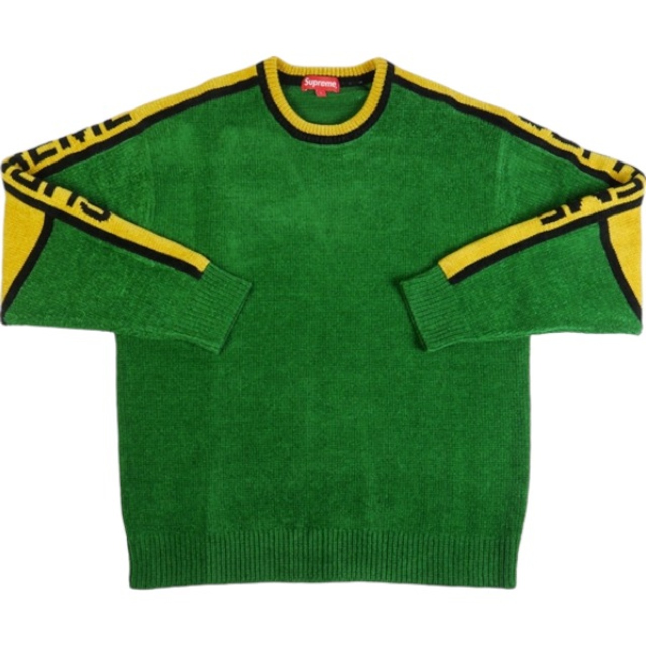 Size【XL】 SUPREME シュプリーム 22AW Stripe Chenille Sweater Green 