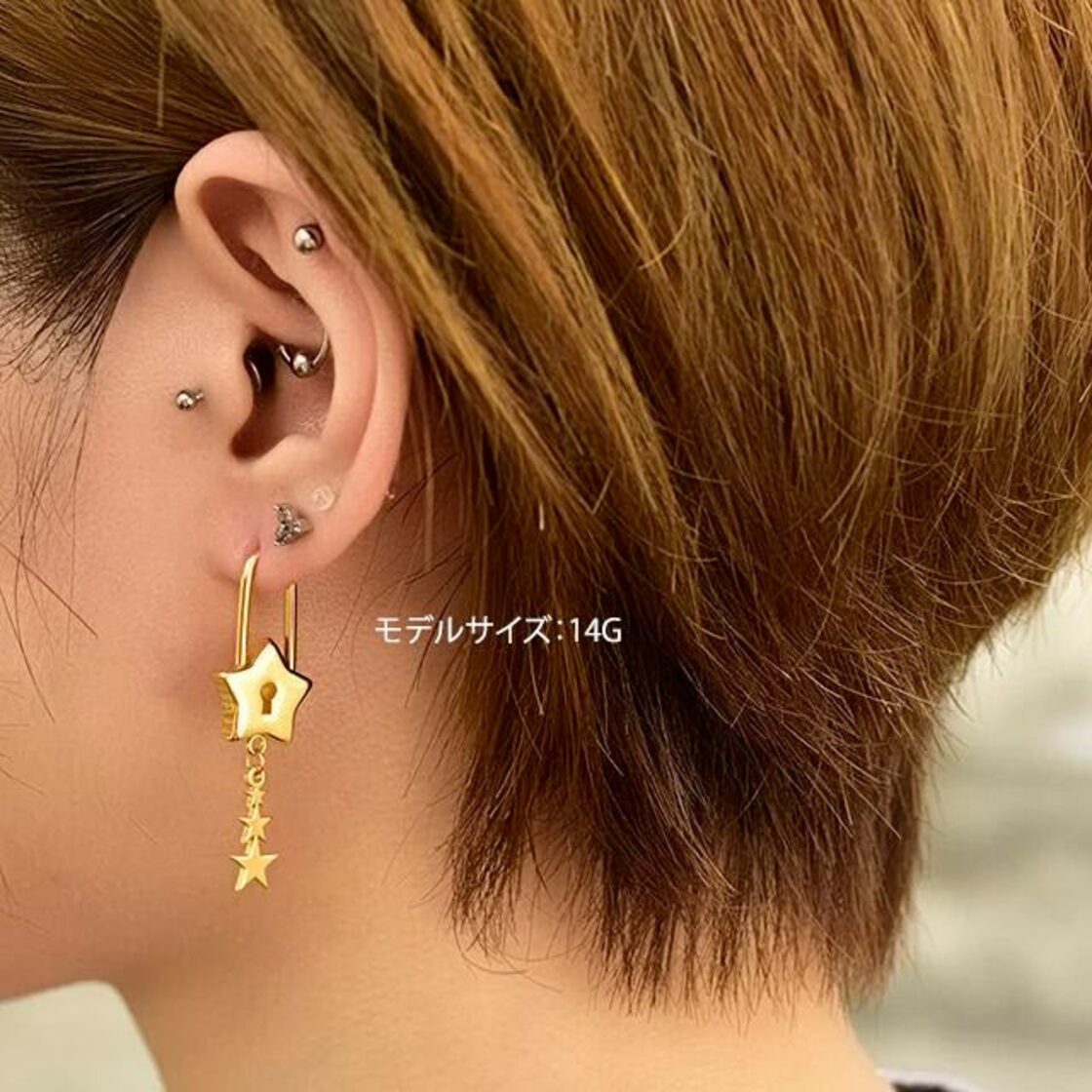 チャーム Saint Laurent(サンローラン) ピアス(レディース) - ブランド 