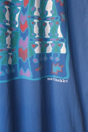 Marimekko blue Christmas dress t-shirt