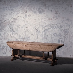 テーブル/バタフライテーブル/空間装飾/ディスプレイ/アンティーク/店舗什器/重厚/ホワイトオーク