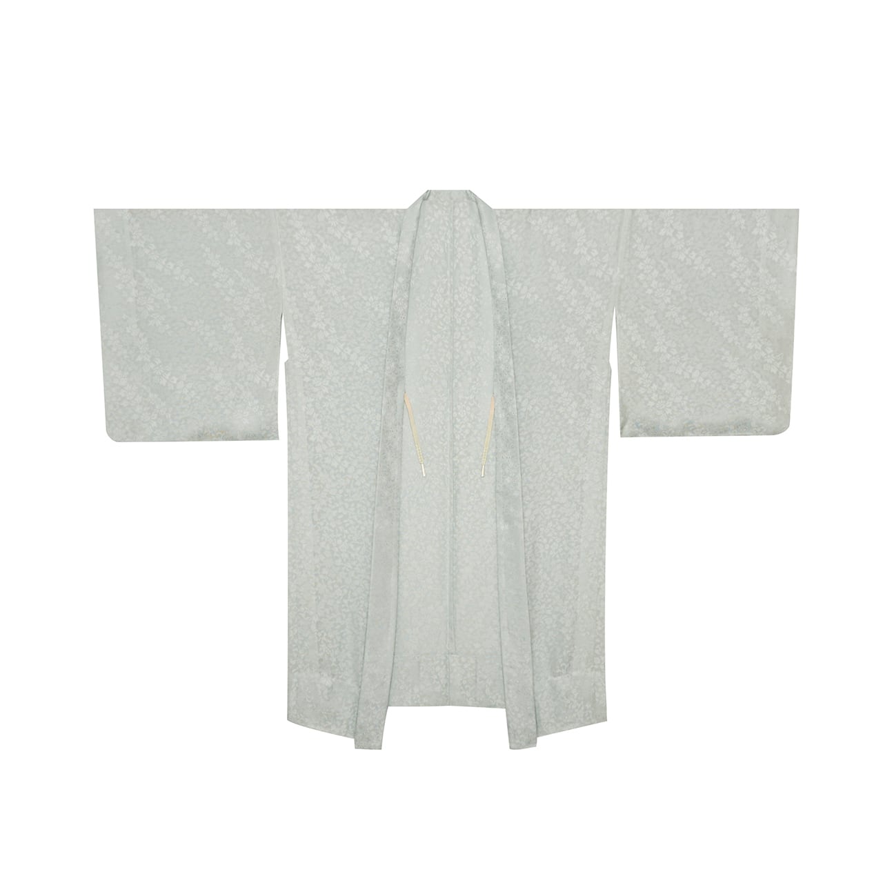 正絹 夏長羽織 紋紗蔓花模様(未使用品) 蔓草模様 紋紗ちりよけ長羽織【未着用品】 | かわの屋