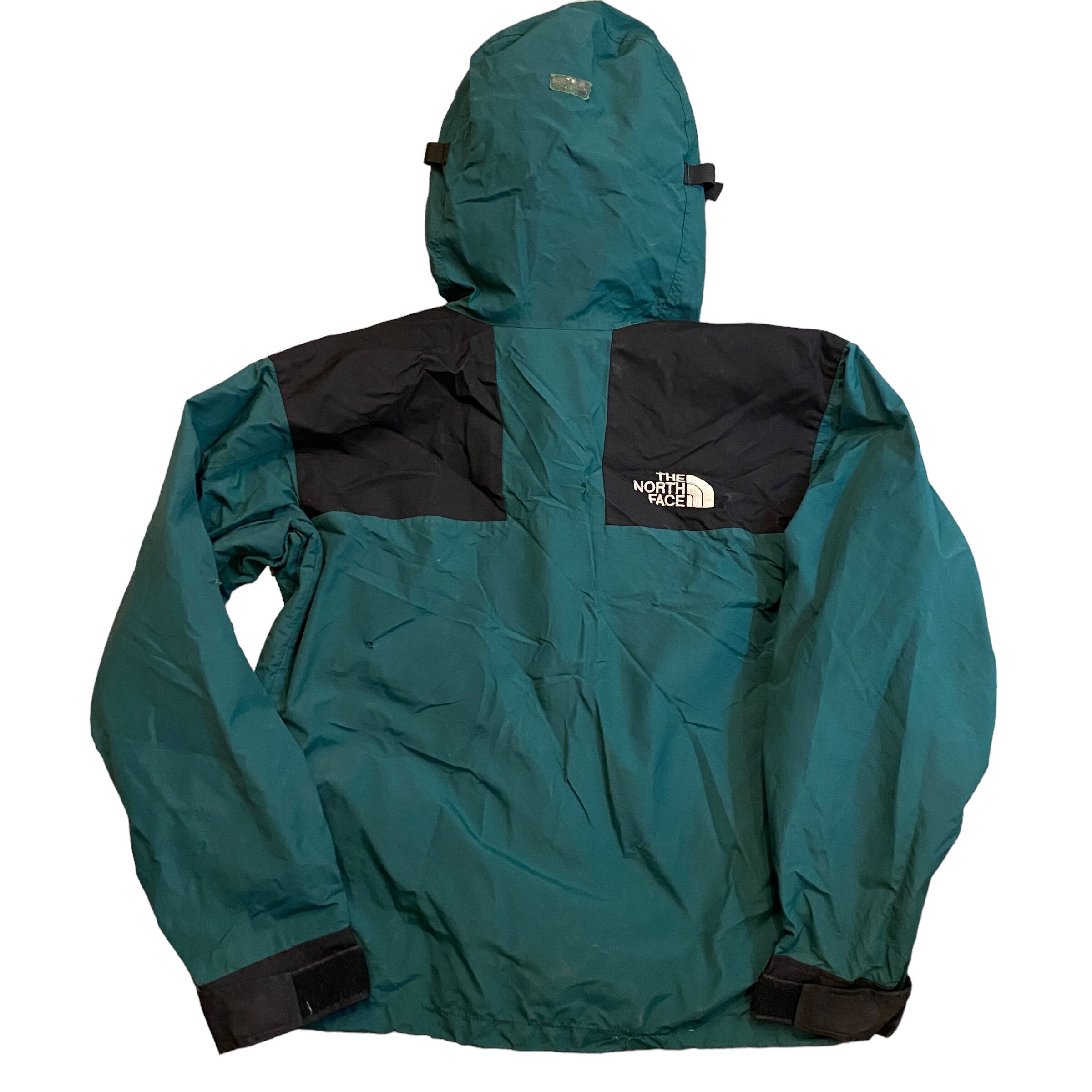 VINTAGE 90S THE NORTHFACE GORETEX NYLON JACKET M GREEN