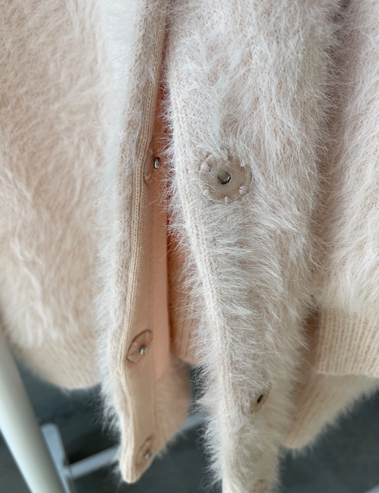 【25aw】Viscose Over-fit Cardigan_Light-Pink