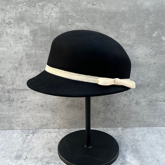 Bicolor belt wool cap　M1858