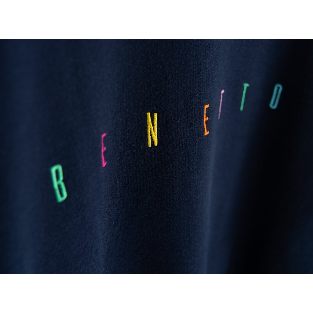 UNITED COLORS OF BENETTON】90's 100% Cotton Sweat Shirt（ベネトン