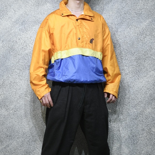 half snap anorak parka