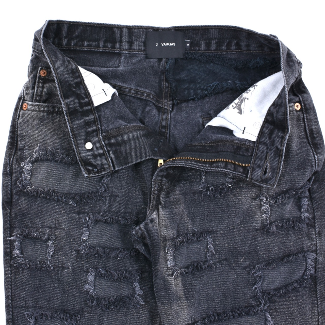 ZAC VARGAS / crash DENIM PT/ 2色展開 - 4