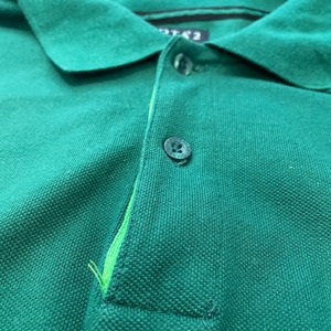 【DOTA2】ポロシャツ 刺繍ロゴ ディープグリーン ビッグサイズ オーバーサイズ US古着 アメリカ古着