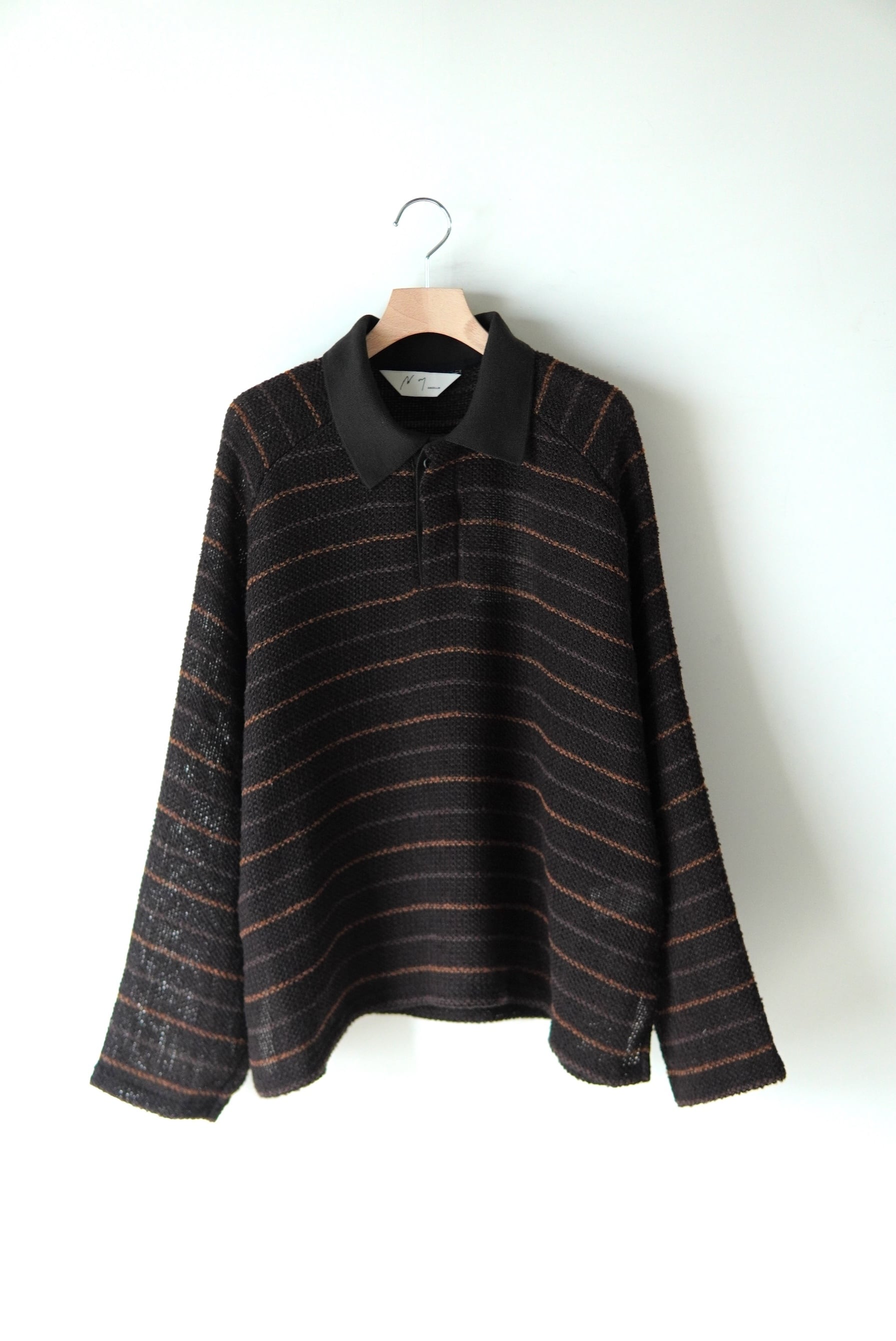 ANCELLM / CUT BORDER SKIPPER SHIRT / ANC-CT182