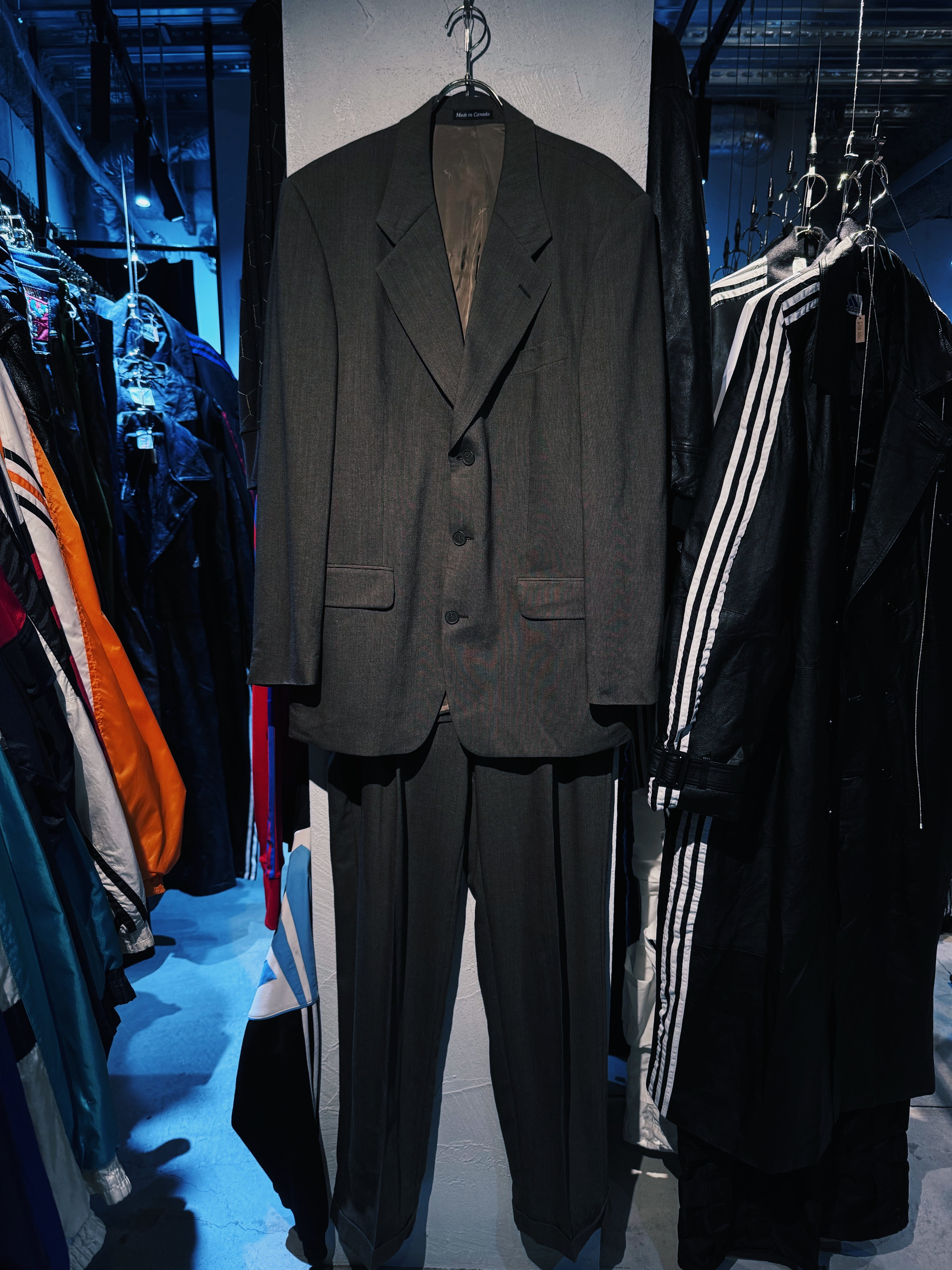 【D4C】90’s vintage “Yves Saint Laurent” three botao single breast special set up