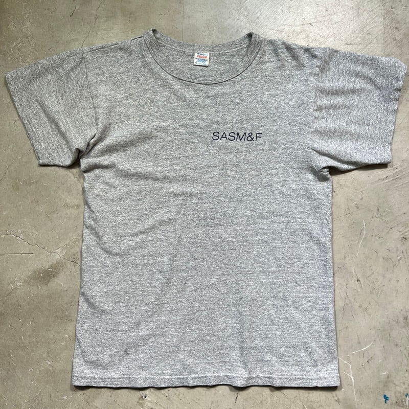 80's Champion チャンピオン 88/12 染み込みプリントTee SASM&F