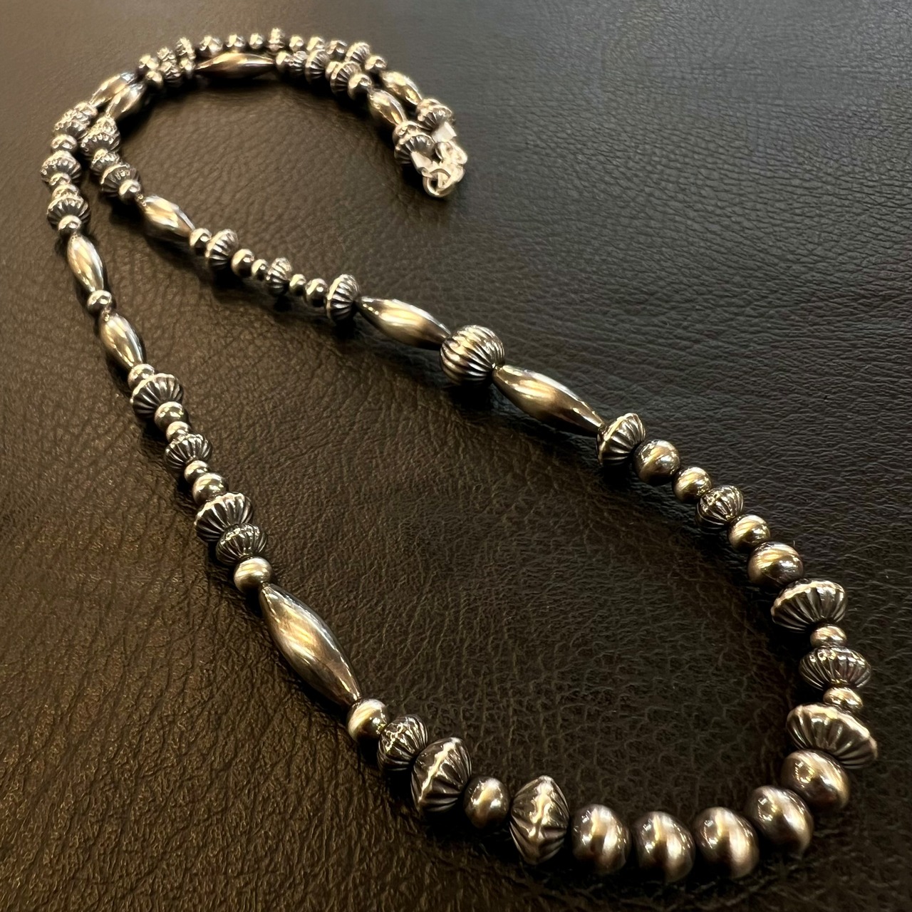 ブライト（Bright）ネックレス（Wave All Silver) 55cm - 2