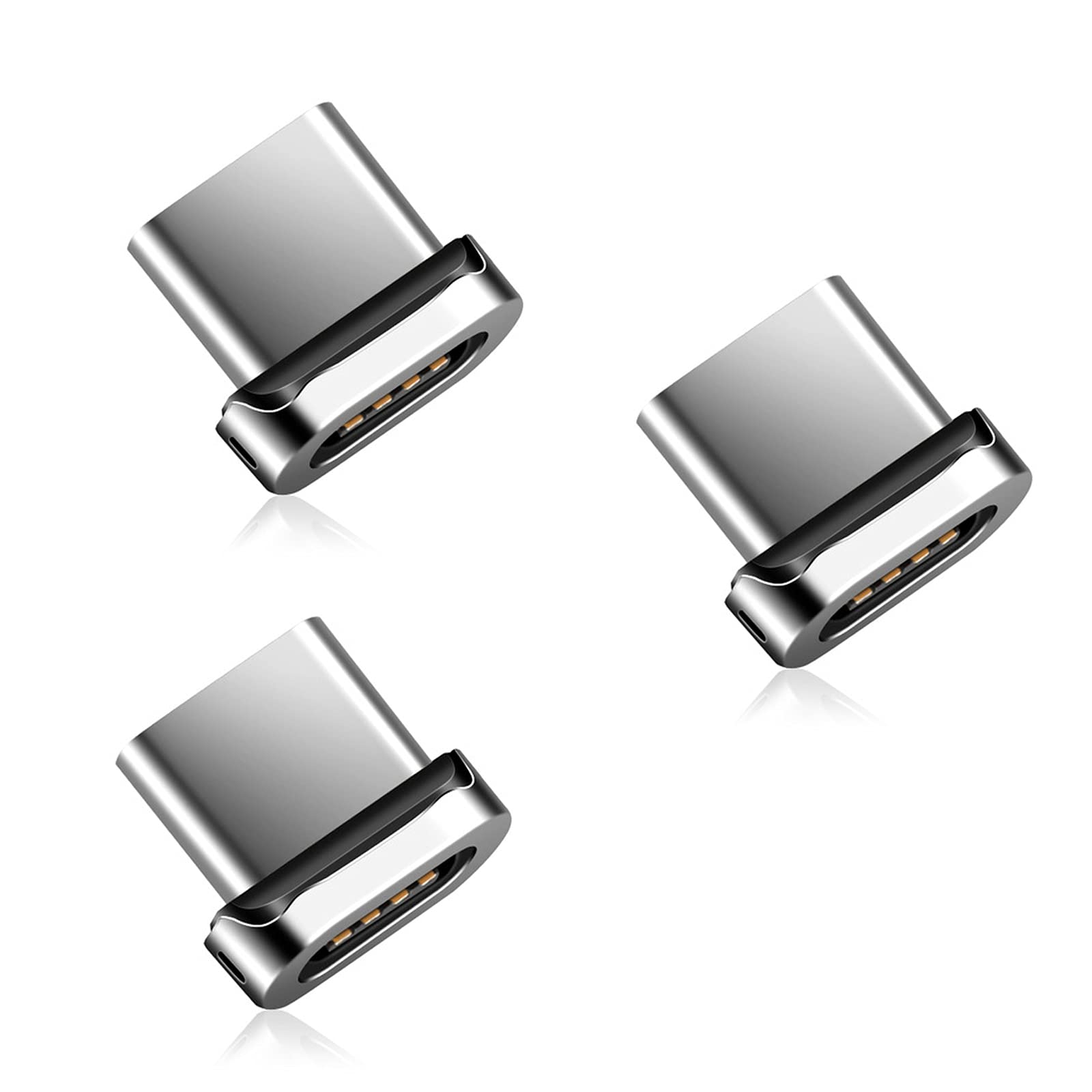 SUNTAIHO SYCX001 マグネット 充電ケーブル専用Type-c端子 マグネット アダプター 磁石 端子 防塵 着脱式 3個セット(ケーブルなし/端子のみ)