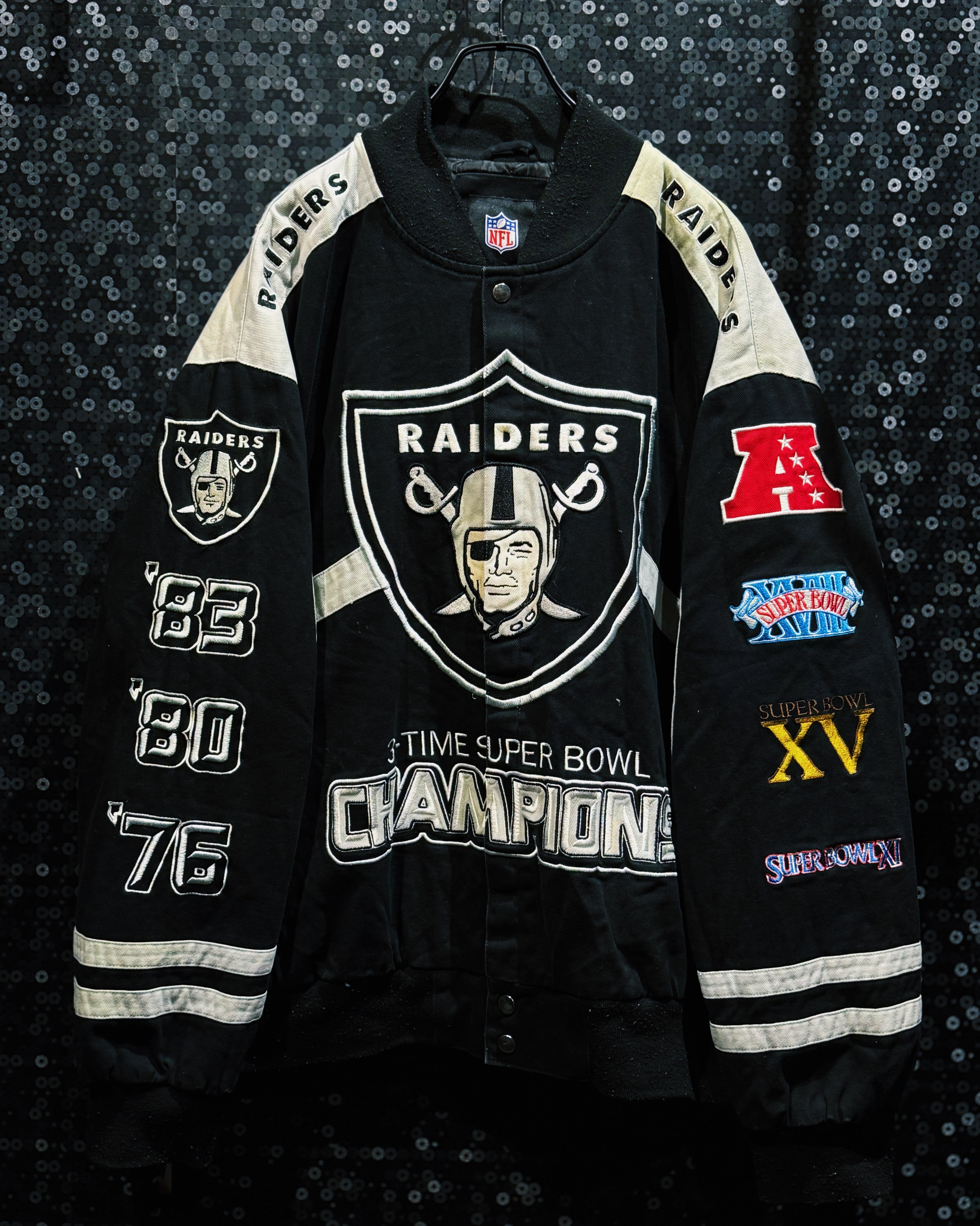 【ÆIEM】“NFL” New Orleans Saints big logo varsity stadium jacket