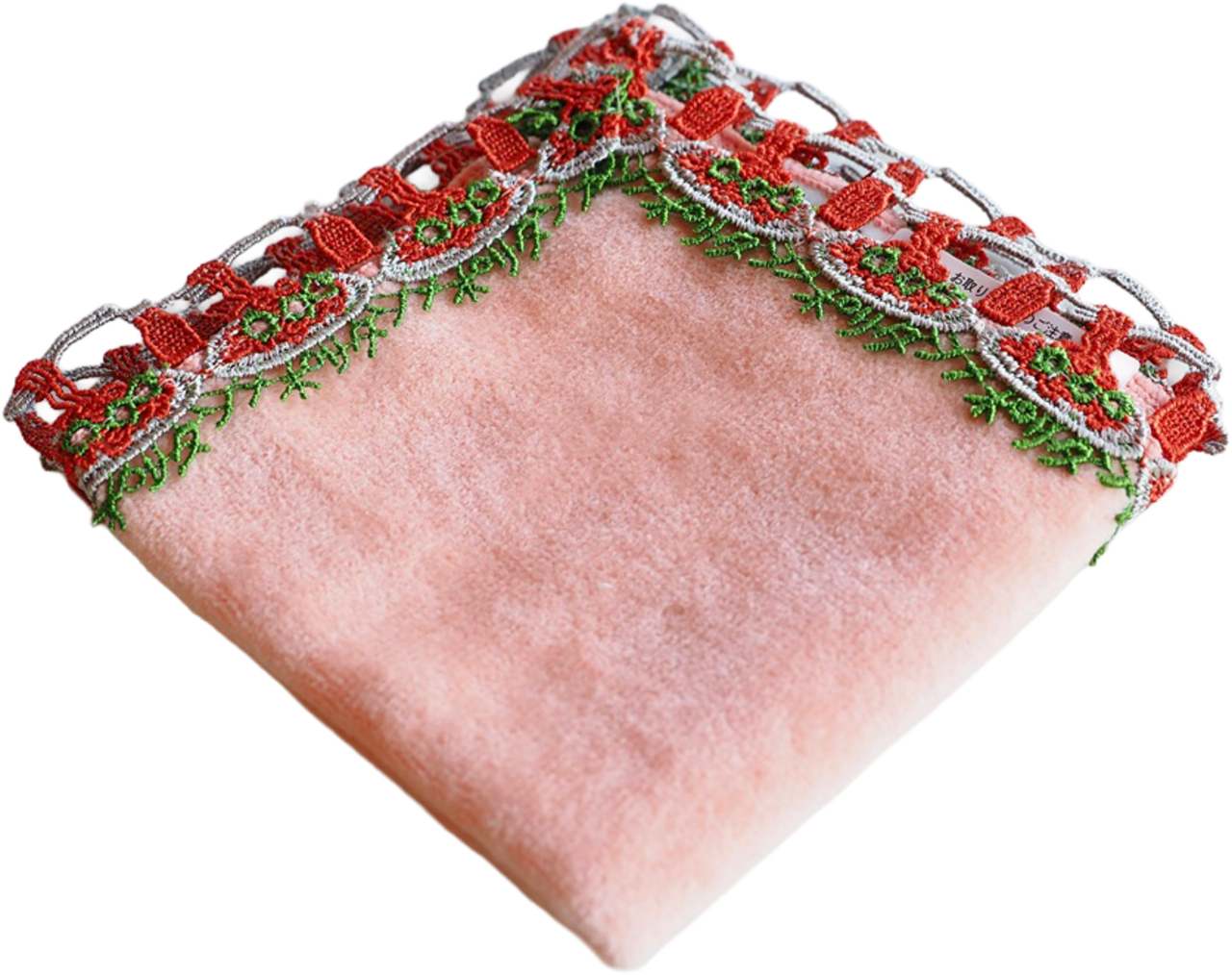 【近沢レース店】シーズンタオルハンカチ「ナポリタン」