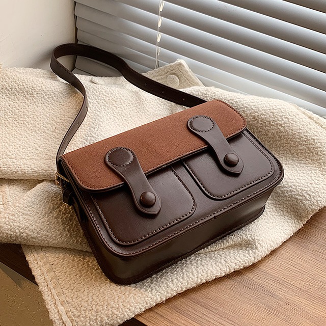 スタンダードオータムウィンター レトロ 秋物 冬物 メッセンジャーバッグ 手作りハンドバック45697033969