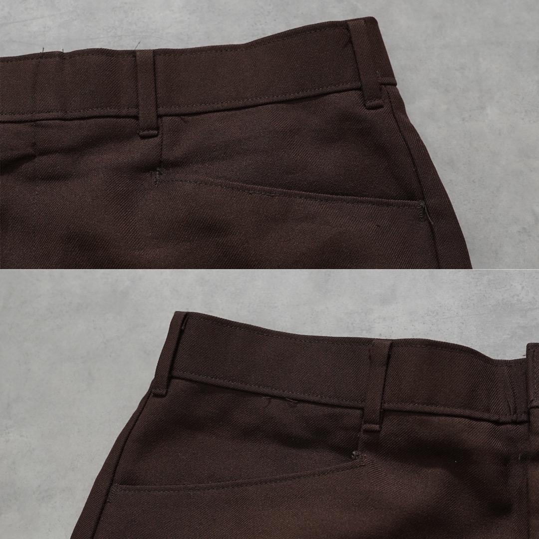リーバイス W36 アクションスラックス タロン USA 70s 茶 15878 | fuufu