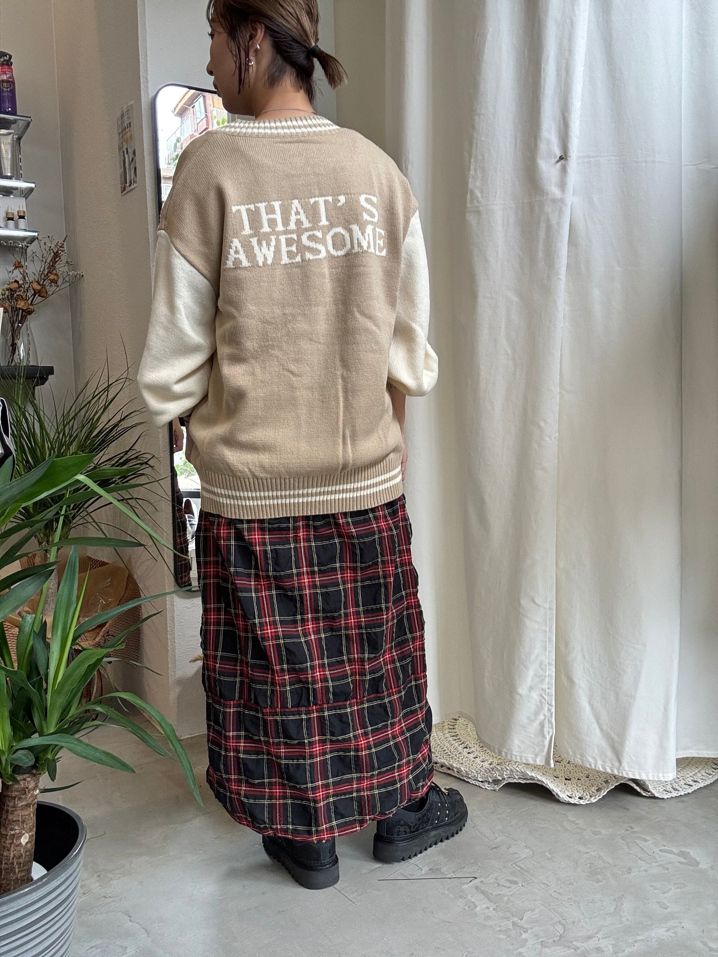 【DOS DIOSAS】ニットスタジャン  D8585