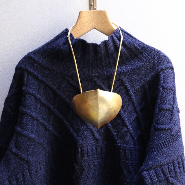 TENNE HANDCRAFTED MODERN／テン・ハンドクラフティッド・モダン Ribbon Neck Dress/リボンネックドレス　#022
