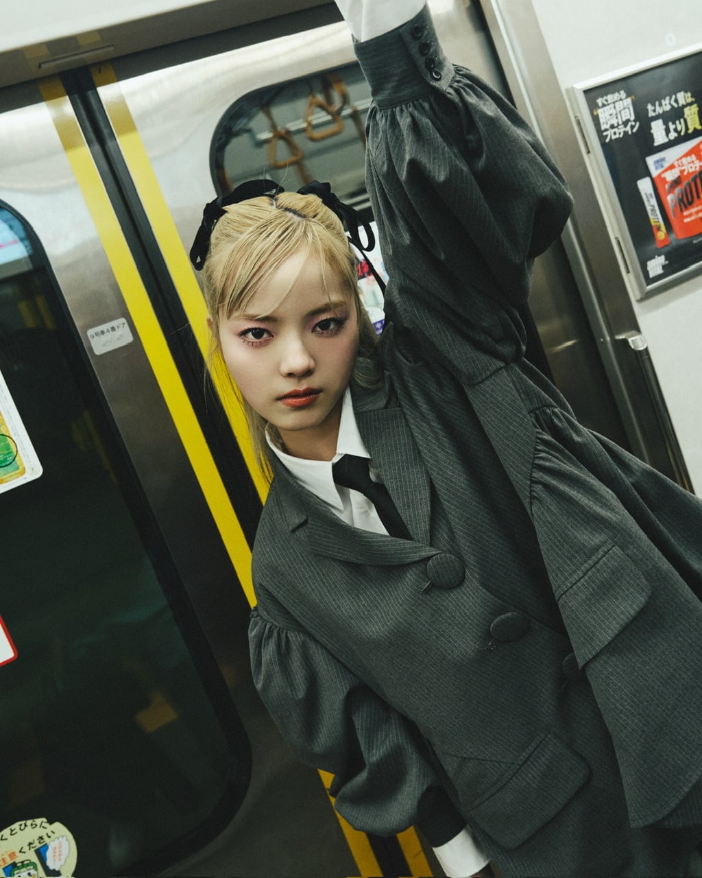 パフスリーブジャケット RED