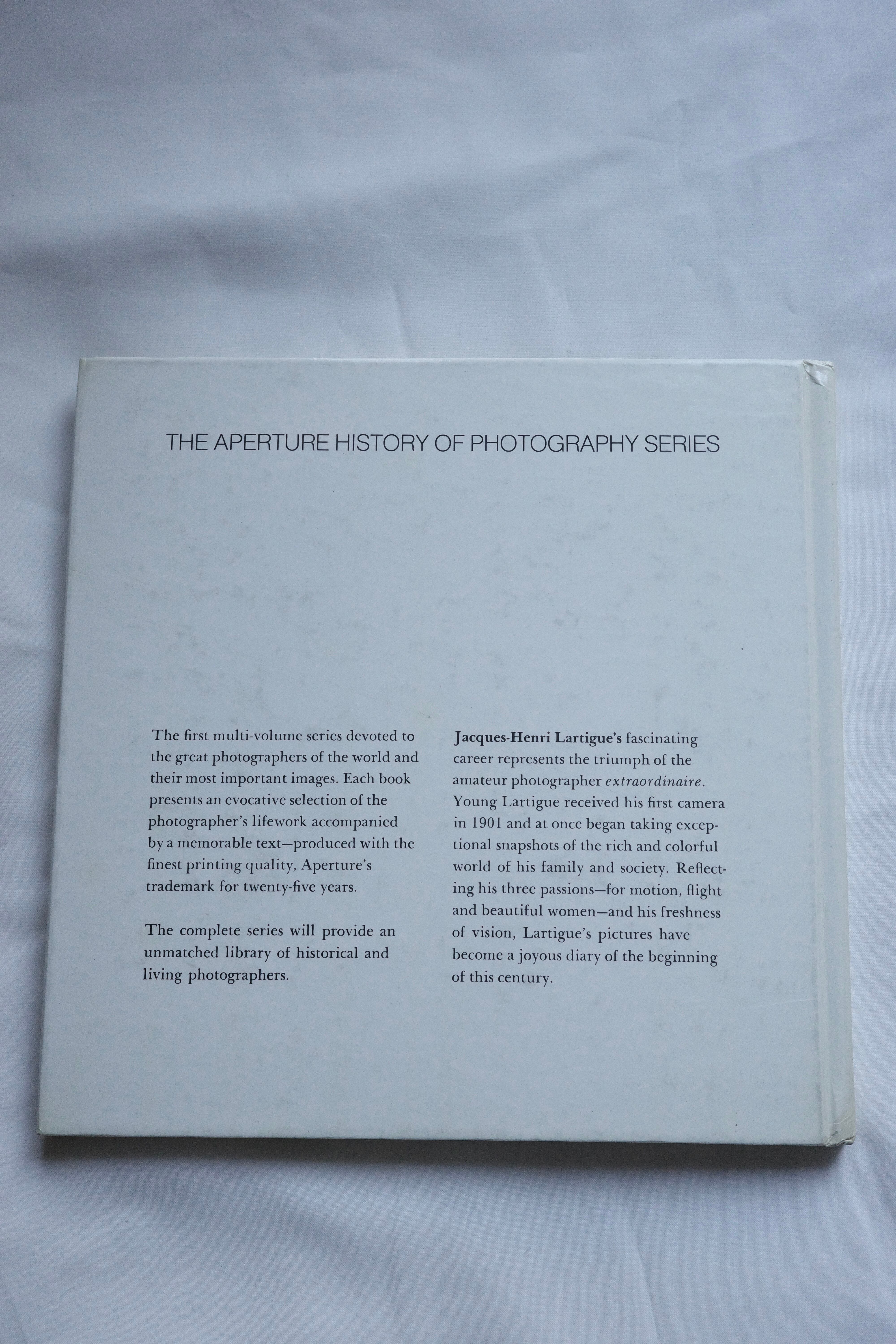 jacques-henri lartigue aperture 写真集 | prequel