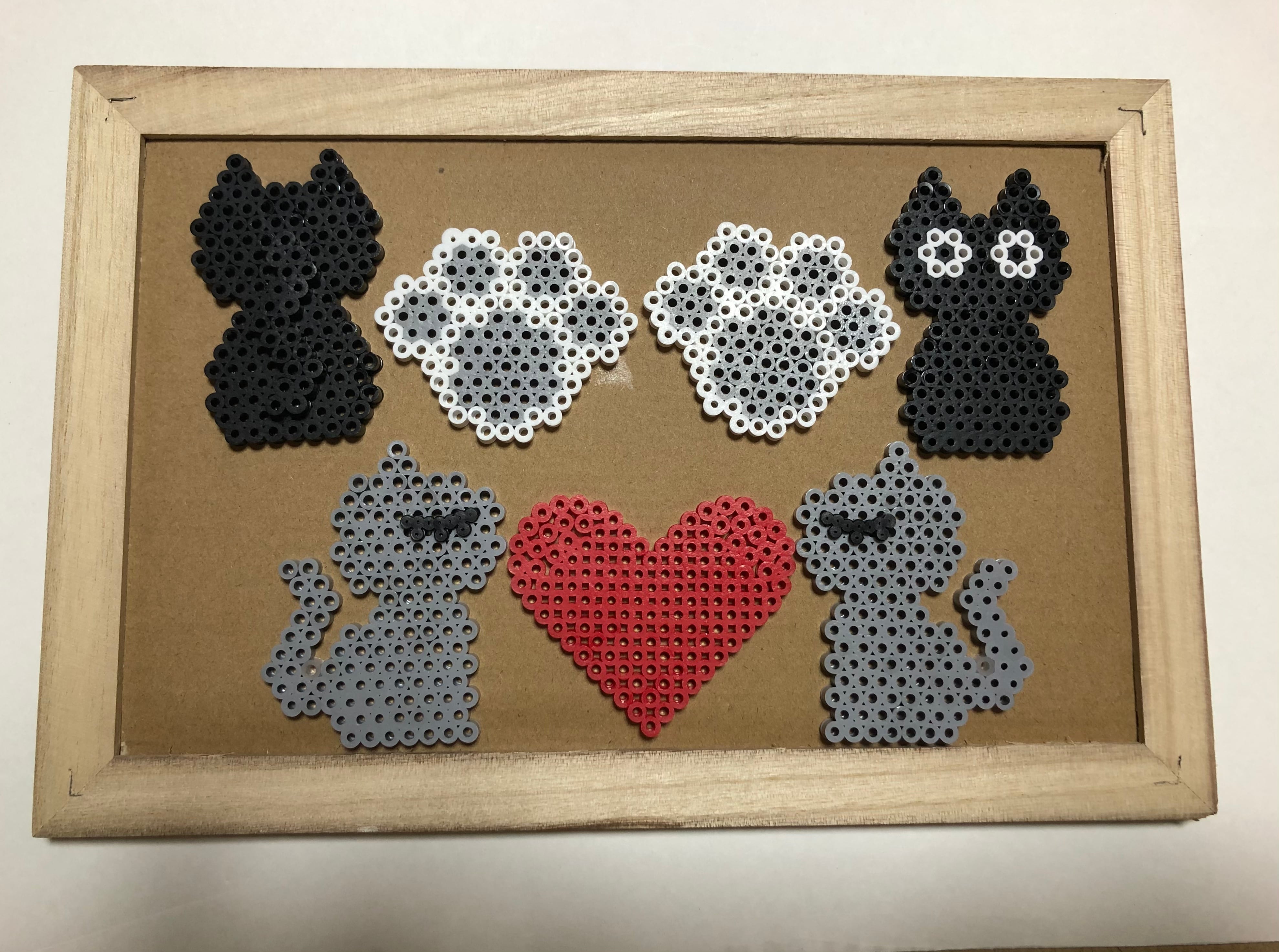 どんぐりアート♡2026年度節分 猫帽子BIGオブジェ 一点物♡ ネコ