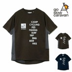 goslowcaravan Drymix アクティビTee（ブラック）